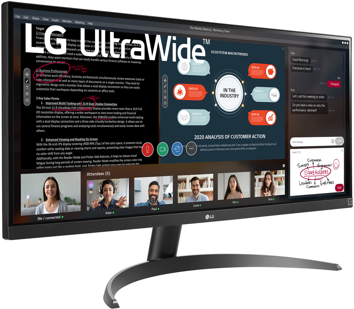 LG 29WP500-B UltraWide - Monitor
