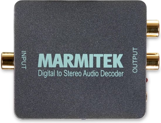 Marmitek Connect DA51 Digitale TV Audio naar Stereo converter