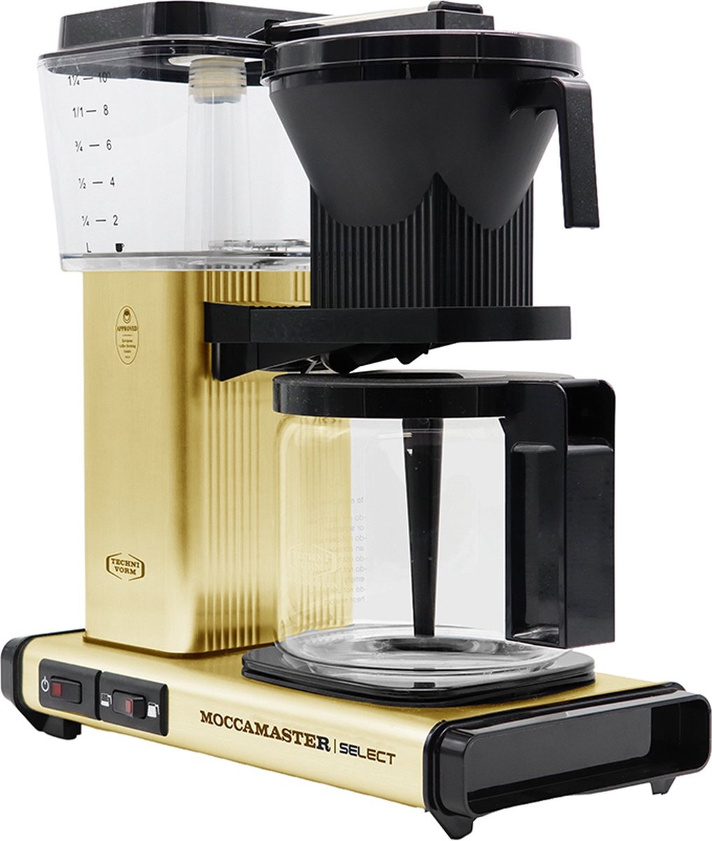 Moccamaster KBG Select (Brushed Brass) - Koffiezetapparaat