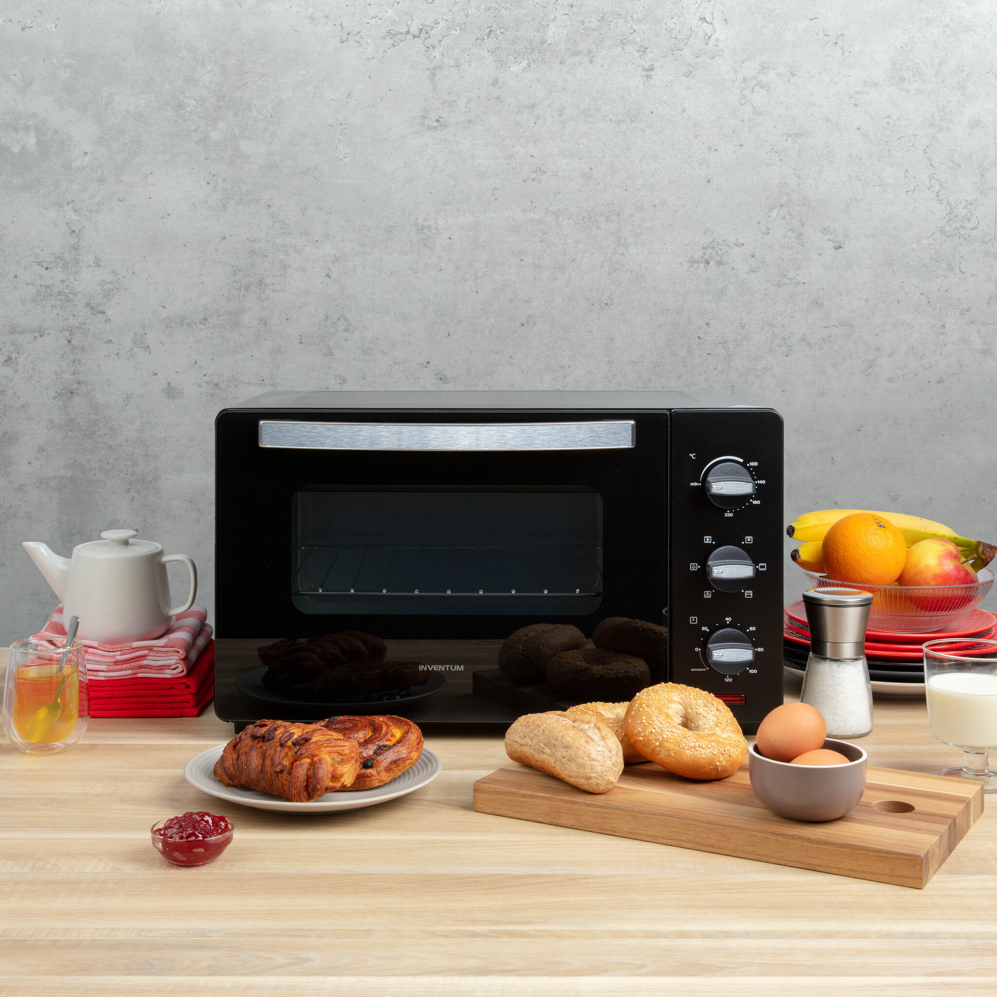 Inventum OV307B - Vrijstaande oven