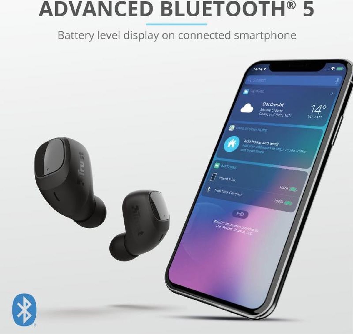 Trust Nika Compact - Draadloze oordopjes