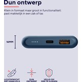 Trust Redoh Fast 10.000 mAh Blauw - Powerbank