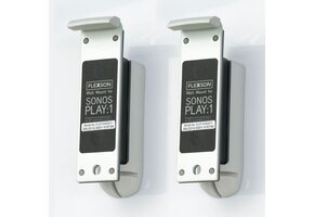 Flexson Sonos One meurbeugel wit paar - Muurbeugel