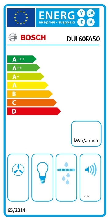 Bosch Serie 2 DUL60FA50 - Onderbouw afzuigkap