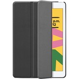 Just in Case  Smart Tri-Fold Case voor Apple iPad 10.2 Zwart - Beschermhoes