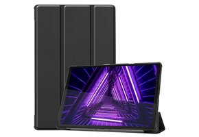 Just in Case  Smart Tri-Fold Case - Lenovo M10HD - Zwart - Beschermhoes