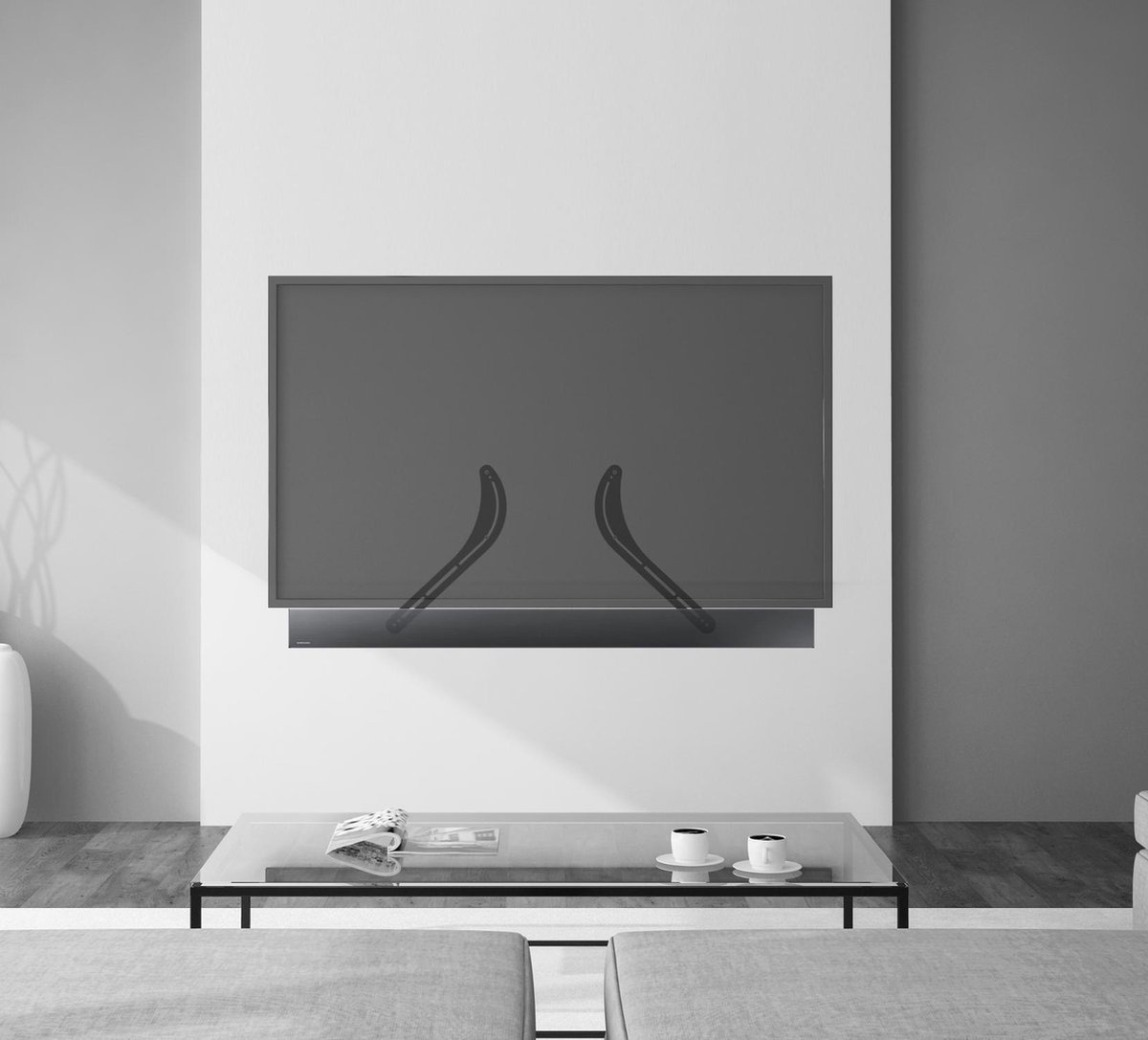 Cavus SBU01 Universele Soundbar muurbeugel - Muurbeugel