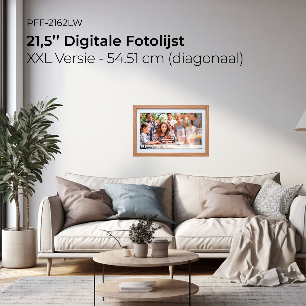 Denver PFF-2162LW - Digitale fotolijst