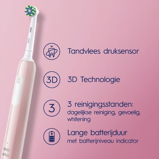 Oral-B Pro Series 1 Pink - Elektrische tandenborstel