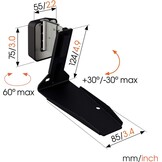 Vogel's SWM 4131 voor Sonos Era 300 Zwart