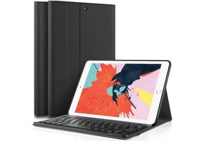 Just in Case Premium Bluetooth keyboard hoes voor iPad 9.7 (2017/2018) Zwart - Beschermhoes