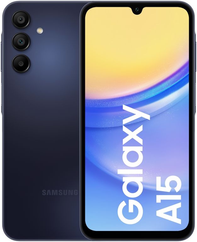 Samsung Galaxy A15 4G 128GB Blauw Zwart - Mobiele telefoon