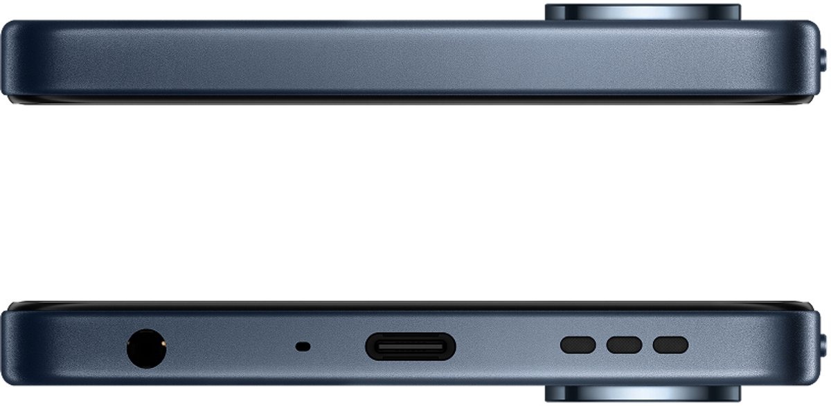 OPPO A5x 128 GB Zwart/Blauw - Mobiele telefoon