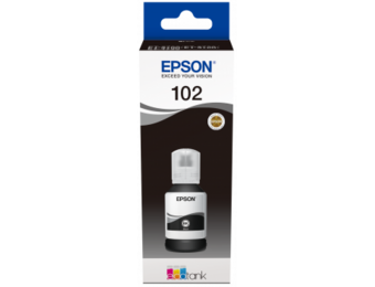 Epson Inktflesje Ecotank 102 Zwart - Inktcartridge