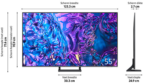Samsung QLED 4K 55Q73D (2024) - QLED TV