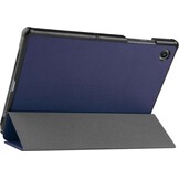 Just in Case Smart Tri-Fold Case - Samsung Galaxy Tab A8 - Blauw - Tablethoes