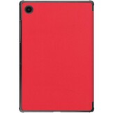 Just in Case Smart Tri-Fold Case - Samsung Galaxy Tab A8 - Rood - Tablethoes