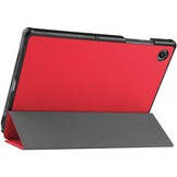 Just in Case Smart Tri-Fold Case - Samsung Galaxy Tab A8 - Rood - Tablethoes