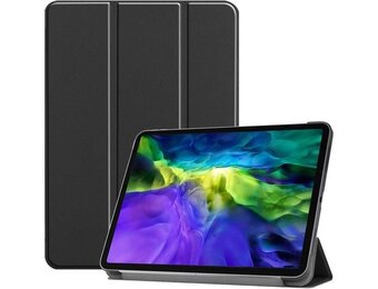 Just in Case Smart Tri-Fold voor iPad Pro 12.9 Zwart - Tablethoes