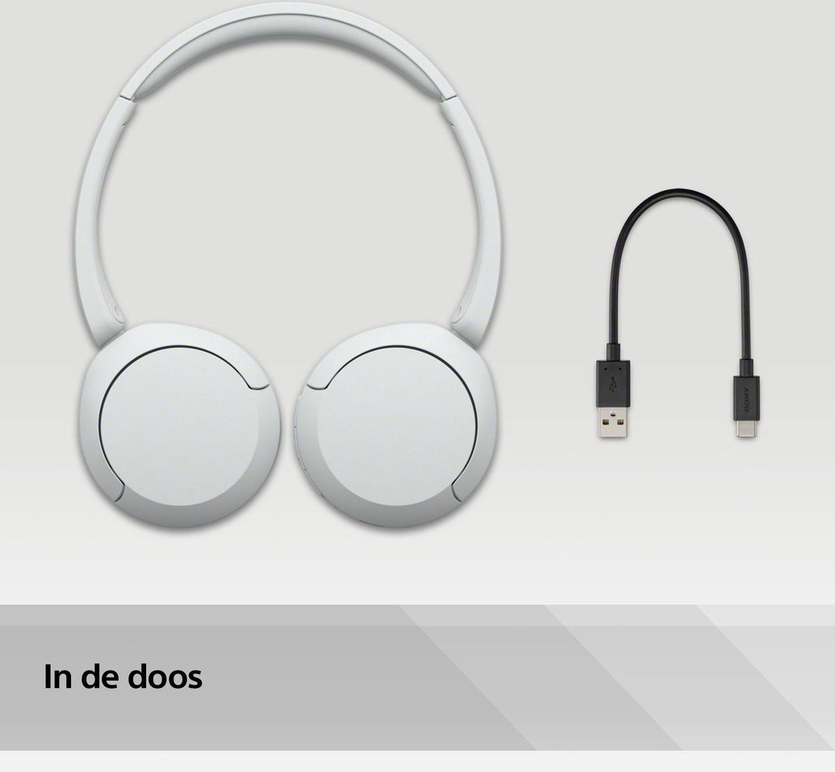 Sony WH-CH520 Wit - Draadloze koptelefoon