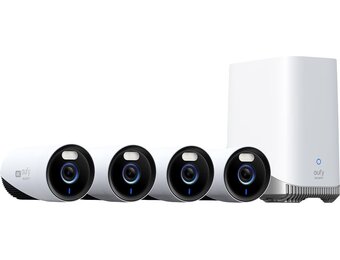 Eufy eufyCam E330 4-Cam Kit  (4 camera's + Homebase 3) - Beveiligingscamera