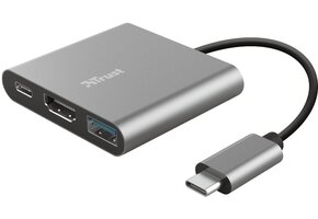 Trust Dalyx 3-in-1 USB-C-adapter - Adapter