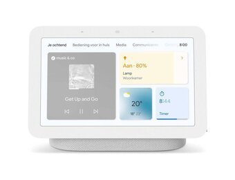 Google Nest Hub 2 Chalk (GA01331-FR) - Smart Home systeem