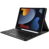 Just in Case Vintage Bluetooth Keyboard Cover - Apple iPad 10.2 - Zwart - Tablethoes
