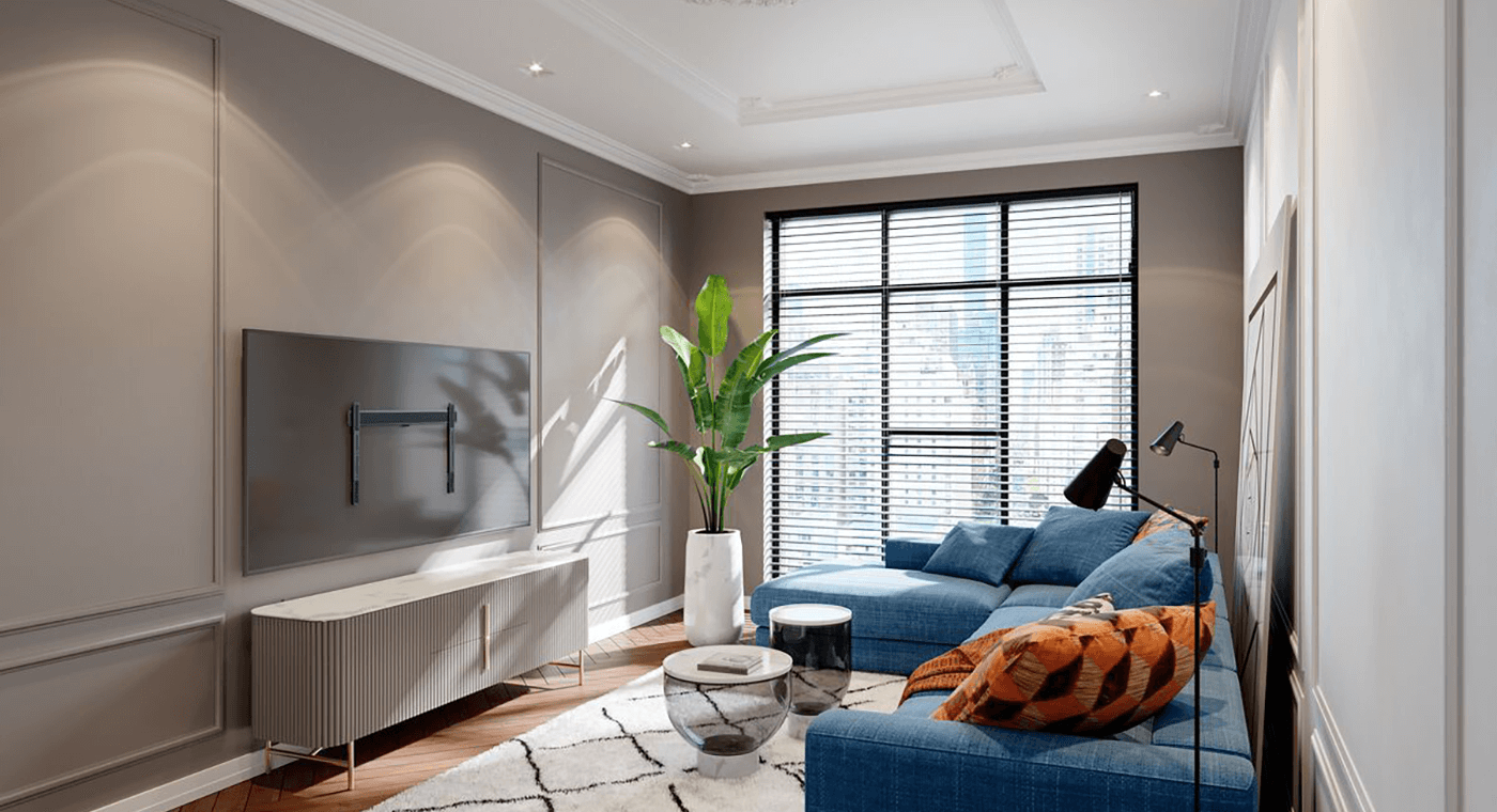 Vogel's TVM 5405 32 tot 77 inch Platte muurbeugel - TV muurbeugel