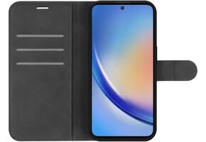 Just in Case Samsung Galaxy A35 Premium Wallet Zwart - Telefoonhoesje