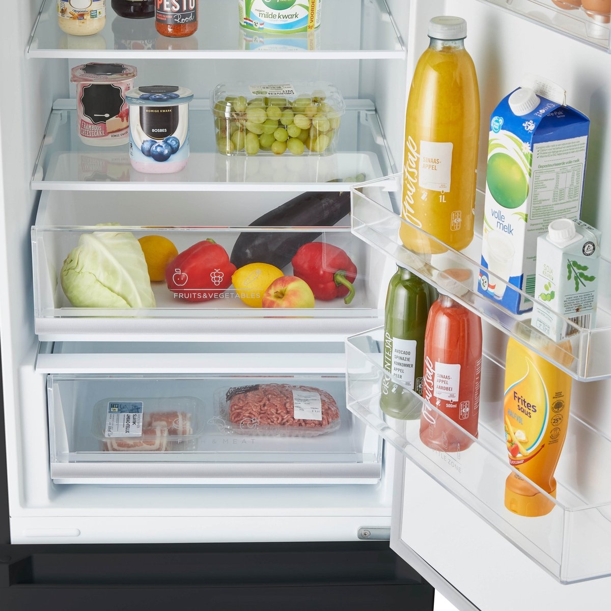 Inventum KV1850B - Koel-vriescombinatie