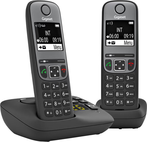 Gigaset A705A Duo Zwart - Dect telefoon