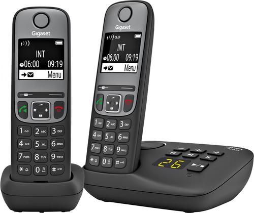 Gigaset A705A Duo Zwart - Dect telefoon