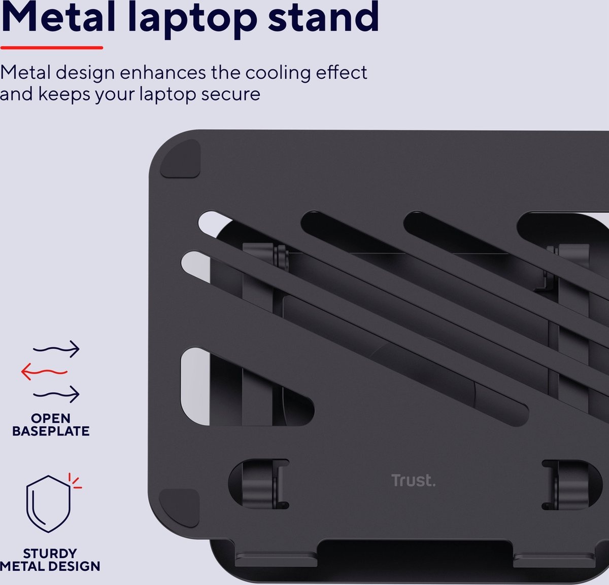 Trust Zeff - Laptopstandaard