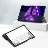 Just in Case Smart Tri-Fold Case - Lenovo M10HD - Grijs - Tablethoes