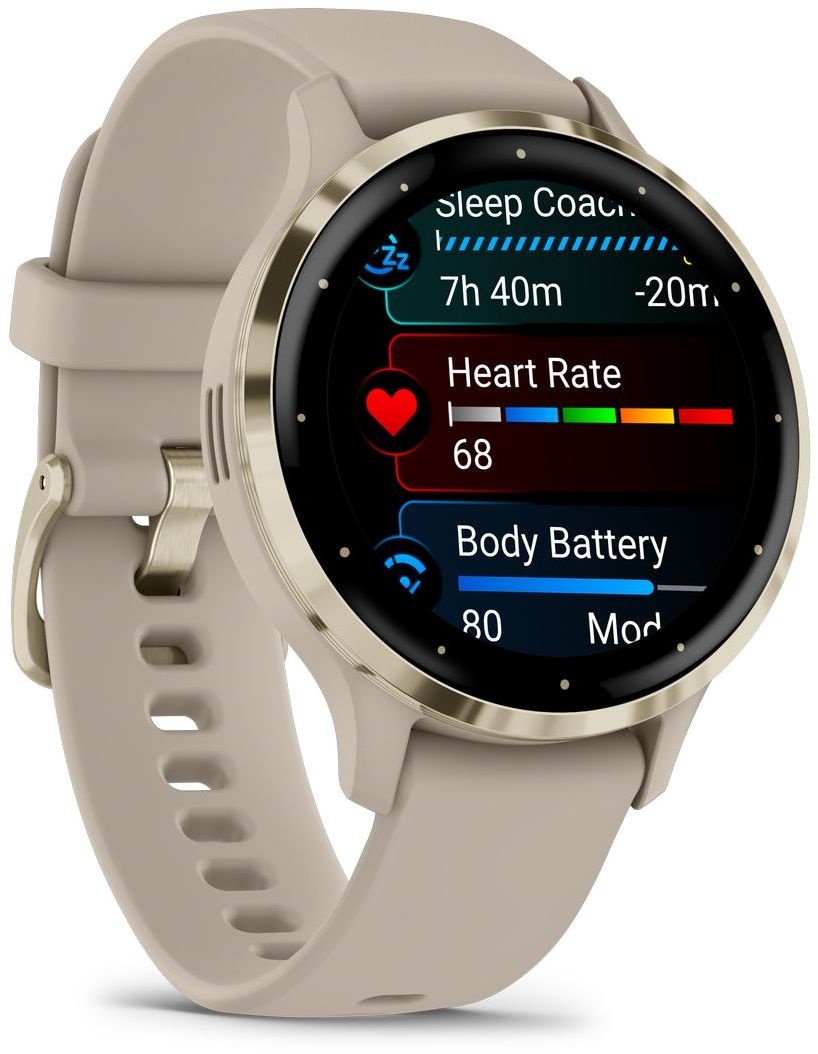 Garmin Venu 3S Goud/Beige - Smartwatch
