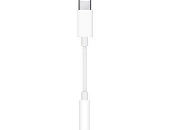 Apple USB-C naar 3,5mm jack Adapter Wit