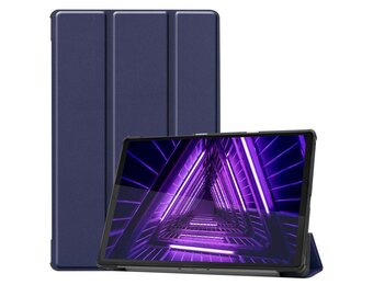 Just in Case Smart Tri-Fold Case - Lenovo M10HD - Blauw - Tablethoes