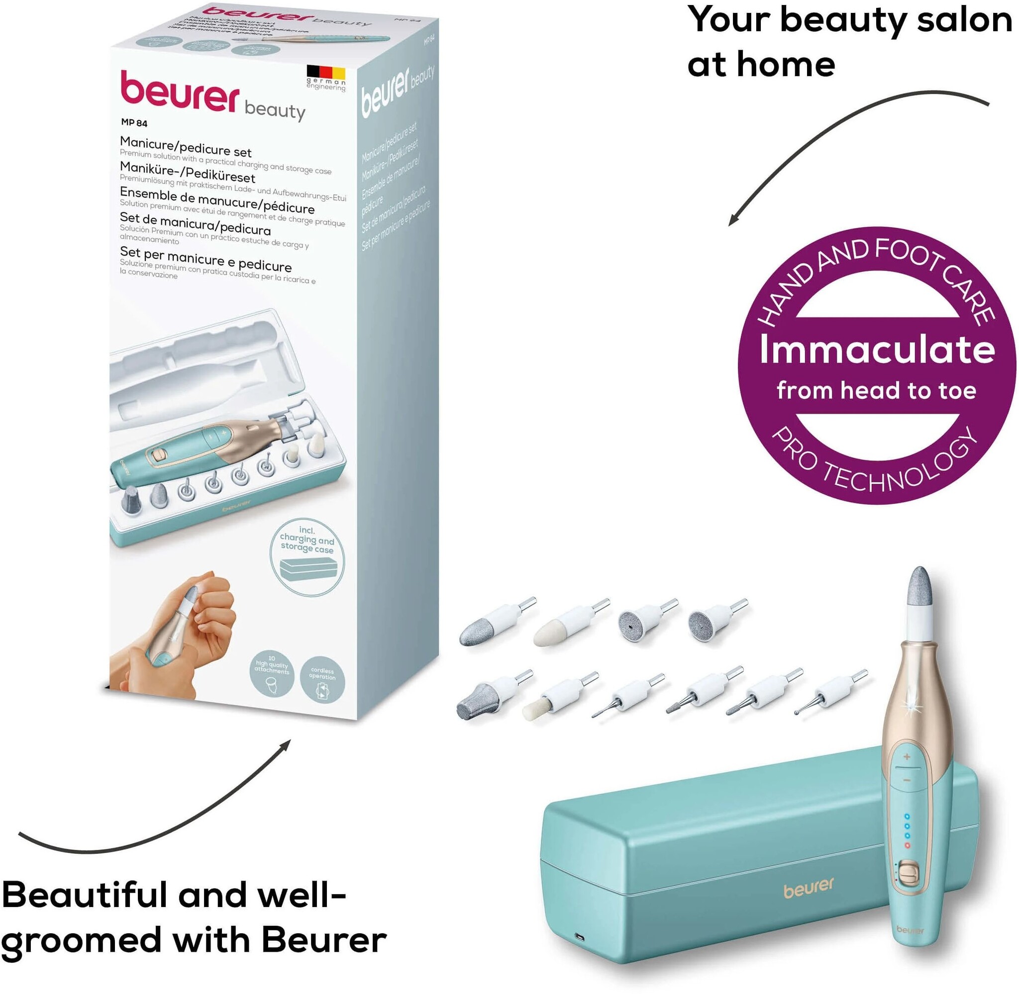 Beurer MP 84 Manicure-/ pedicureset - Manicure/ pedicure set