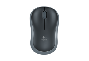Logitech M185 Grijs/Zwart - Muis