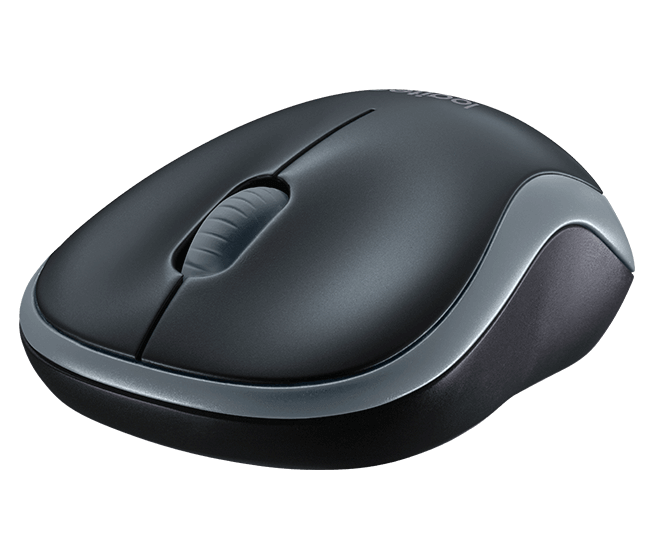 Logitech M185 Grijs/Zwart - Muis