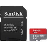 Sandisk Ultra microSDXC 64GB + SD-adapter - Geheugenkaart