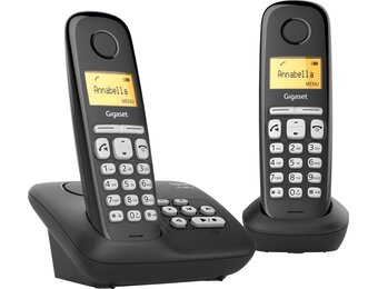 Gigaset AL385A Duo Zwart - Dect telefoon