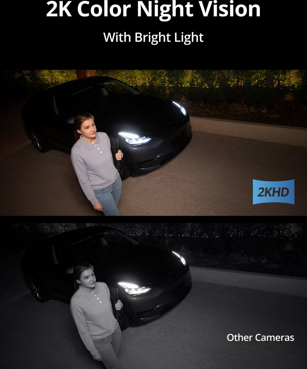 Eufy Wall Light Cam 2K S100 - Beveiligingscamera