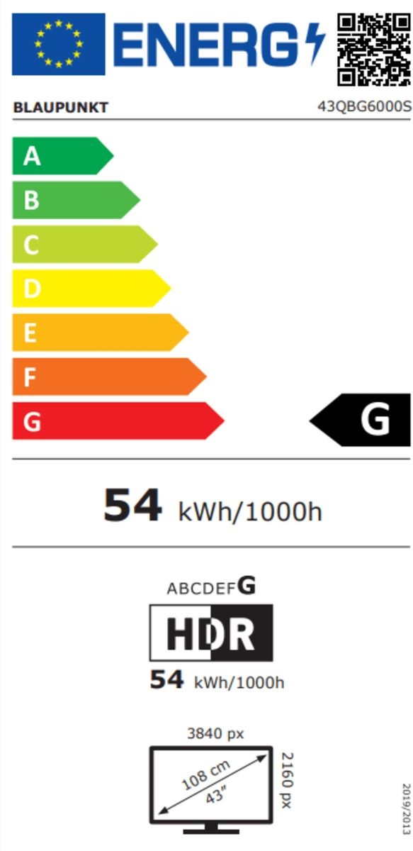 Blaupunkt 43QBG6000S - QLED TV