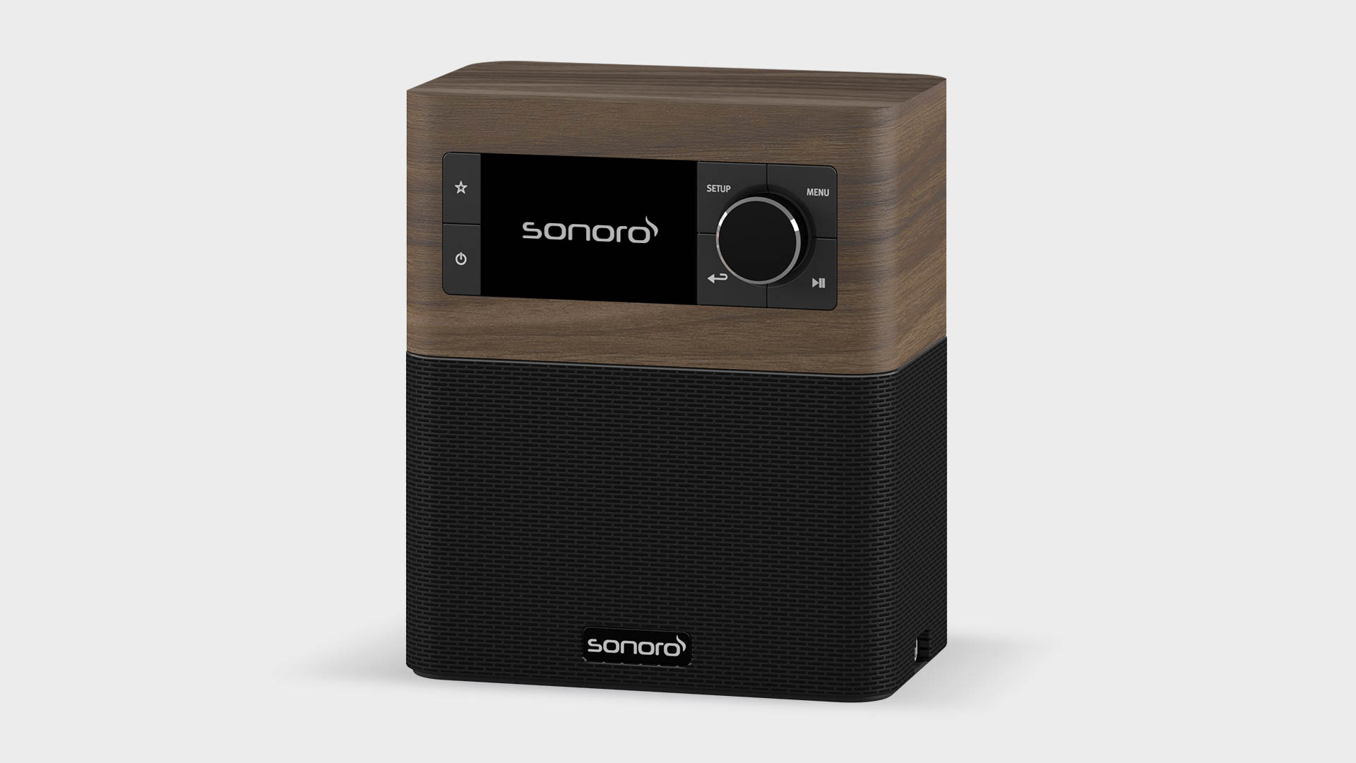 Sonoro Stream X Walnut/Black - Radio