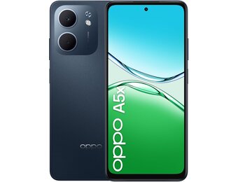 OPPO A5x 128 GB Zwart/Blauw - Mobiele telefoon