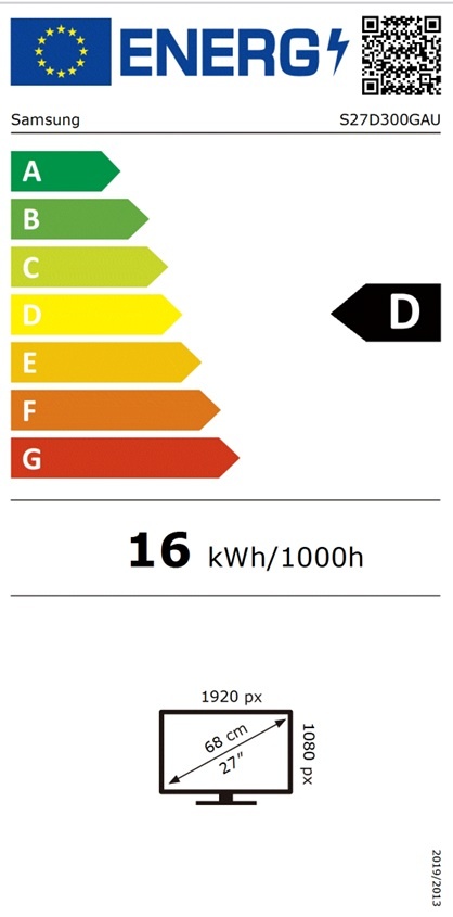 Samsung Essential S3 S30GD 27" (D300G) Zwart - Monitor