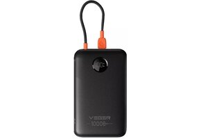 Veger K1C W1189 10.000 mAh Zwart - Powerbank