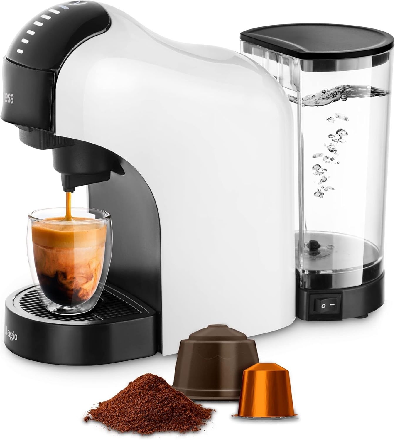 Ufesa Bellagio Wit - Koffiemachine